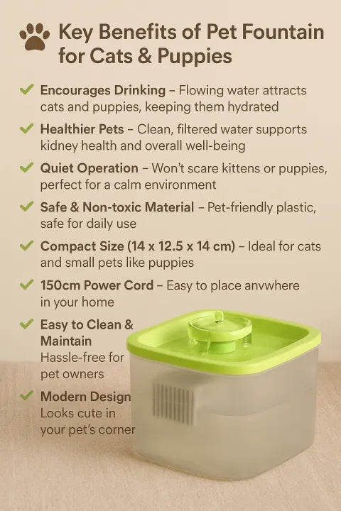 Pet smart water dispenser. Pet-water-fountain-fresh-water-dispenser-three water flow modes- BPA free- low power consumption-smart-water-feeder
