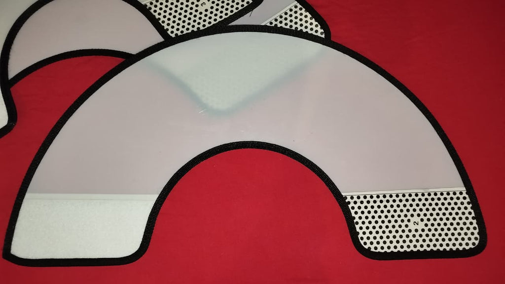 E-collar-pets-cats-dogs-grooming-medical-recovery-protector-cone-hook and loop design-comfortable-light-weight