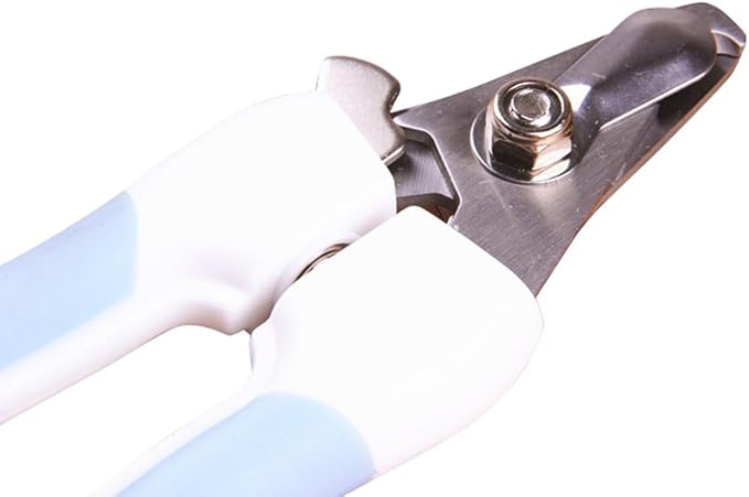 Nail trimmer for pets-filer-scissors-grooming-tools-cats-dogs-safety-lock-handle