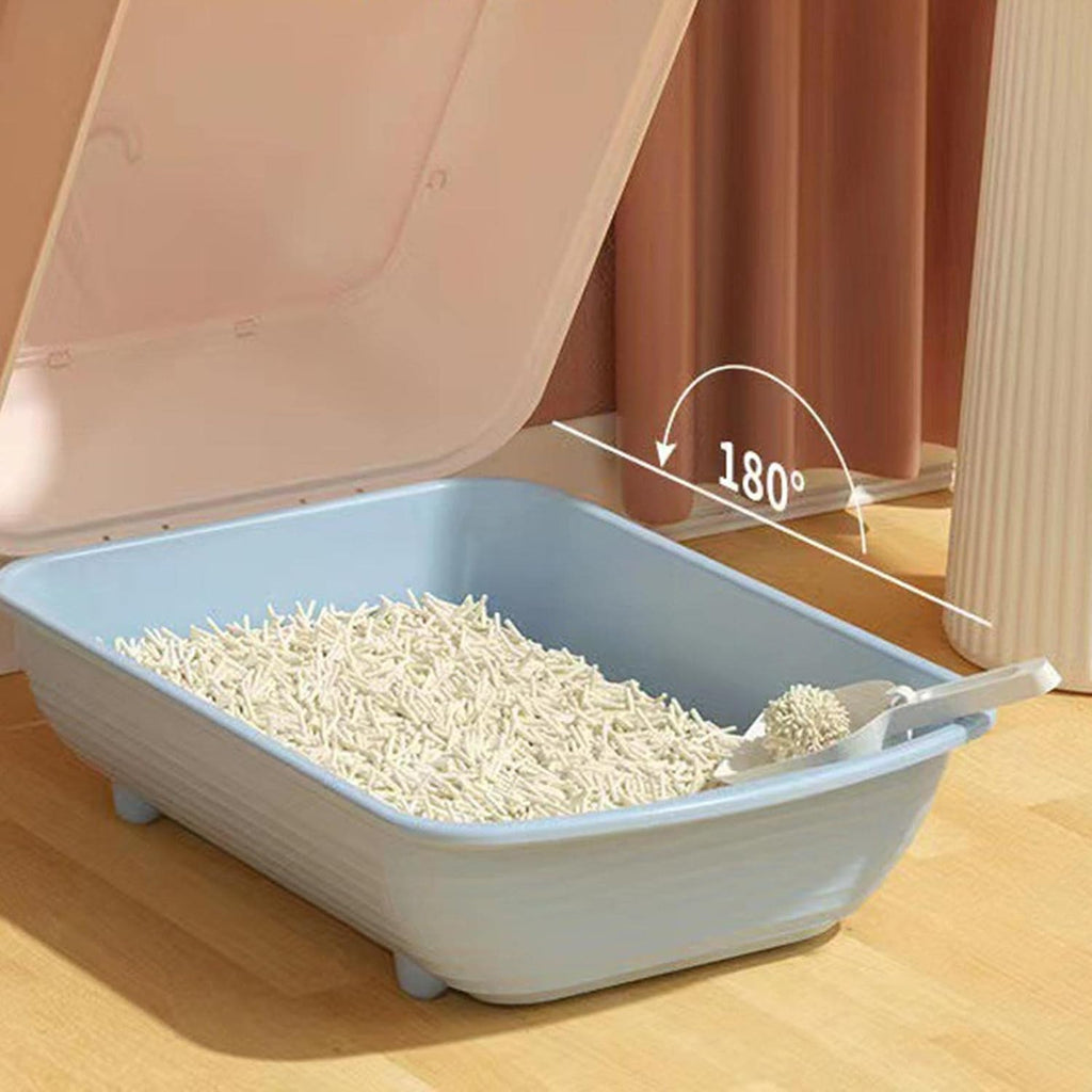 Cat Face Litter Box- Anti-splash-covered-detachable-hooded