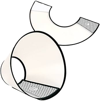 E-collar-pets-cats-dogs-grooming-medical-recovery-protector-cone-hook and loop design-comfortable-light-weight