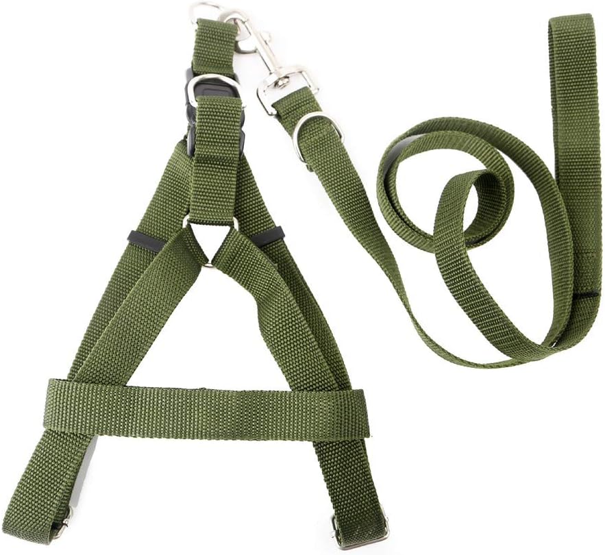 Dog Harness with Leash Large-adjustable-dog-training-walking-harness-leash-sturdy-strong-durable