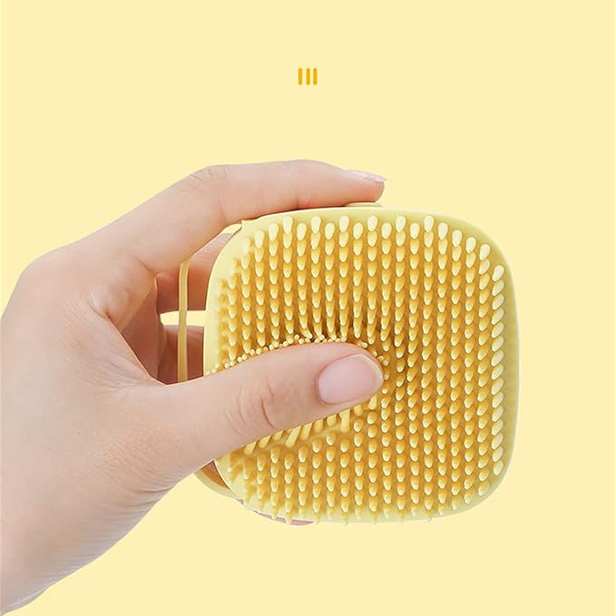 Silicone Bath Massage Brush-grooming-brush-soap dispenser-silicone