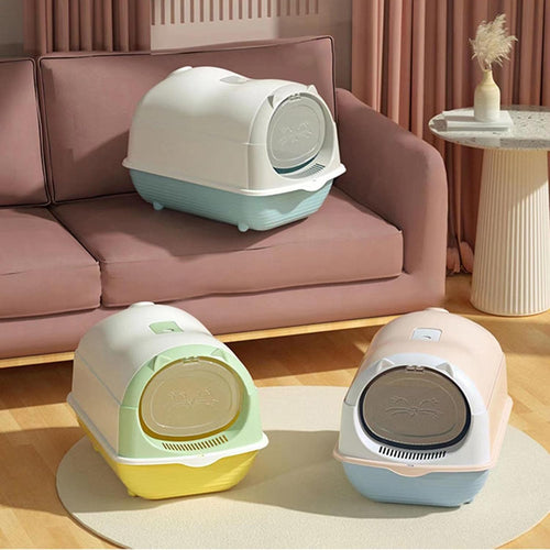 Cat Face Litter Box