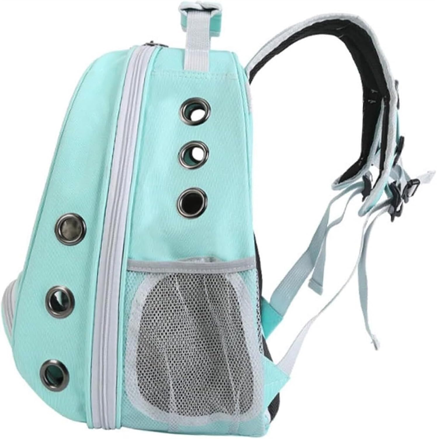 Pet carrier with a cat face design. Pet-carrier-bag pack-portable-breathable-high quality-transparent-window-travel-bag