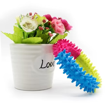 Ring Teether for Dogs-colourful-teething-ring-toy-dogs-training-natural rubber-dental nubs-dental care
