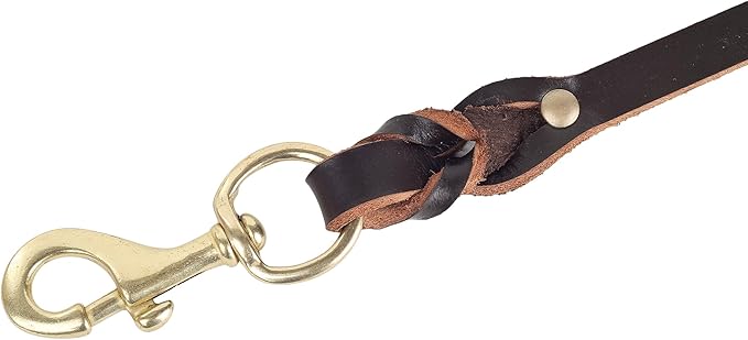 Leather-Leash-Show-Quality-Dogs-Dog show-Heavy Duty- Genuine Leather-Sturdy-Ergonomic