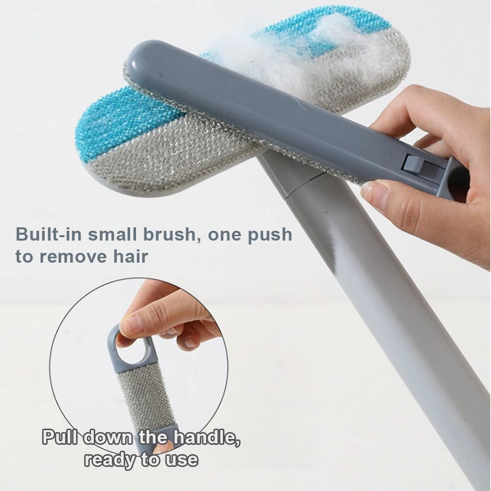 Set of cleaning tools with detachable heads. Multifunctional Dust Lint Collector. Pet hair remover. Cleaning-tool-brush-detachable heads-hairs remover-dust-remover-easy to use