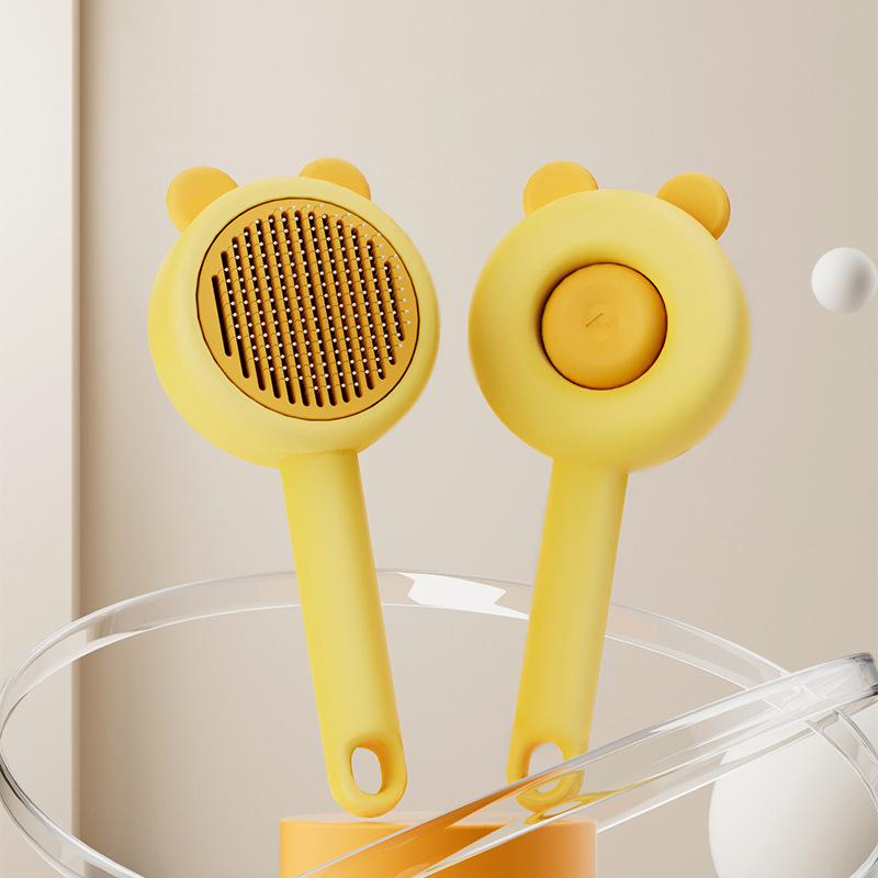 One Button Grooming Brush