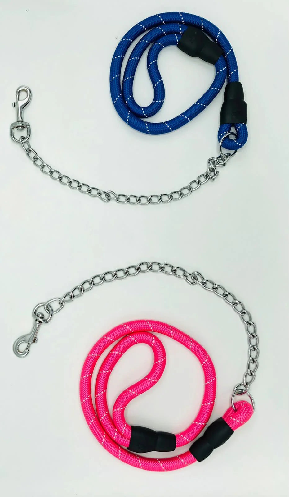 Puppy Leash with Chain Collar-training-hiking-leash-with-collar-dog walking-outdoor pet activity