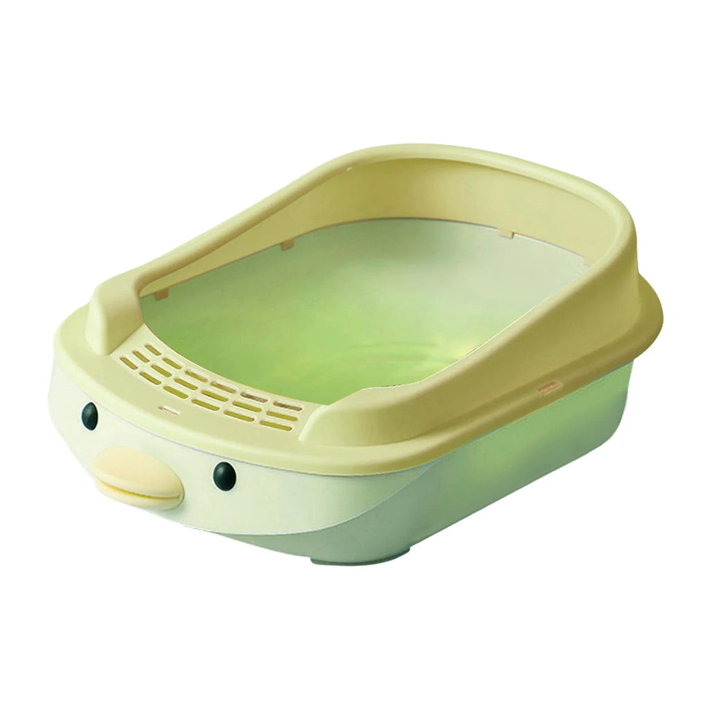 Open Litter Tray- Cat Face-portable-removeable pan