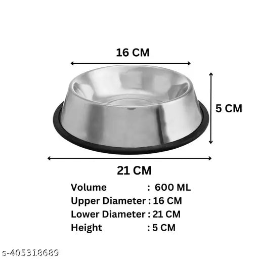 Stainless Steel bowl- pet-drinking bowl-pet-feeding-bowl-cats-dogs-rust resistant-corrosion resistant