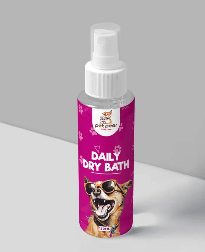Pet Peer Dry Bath Spray Shampoo-cats-dogs-pets-dry bath-spray