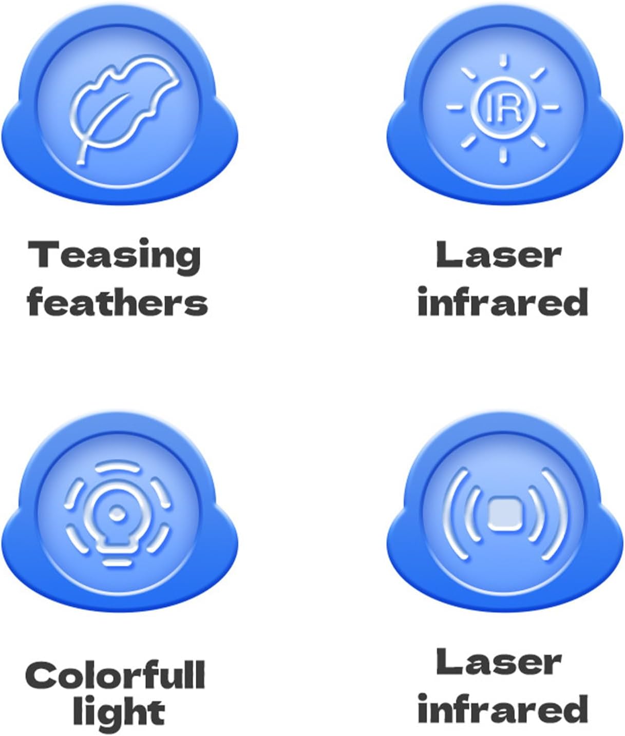 Interactive Robot Teaser Cat Toy. Cat-toys-robot-teaser-laser-batteryoperated